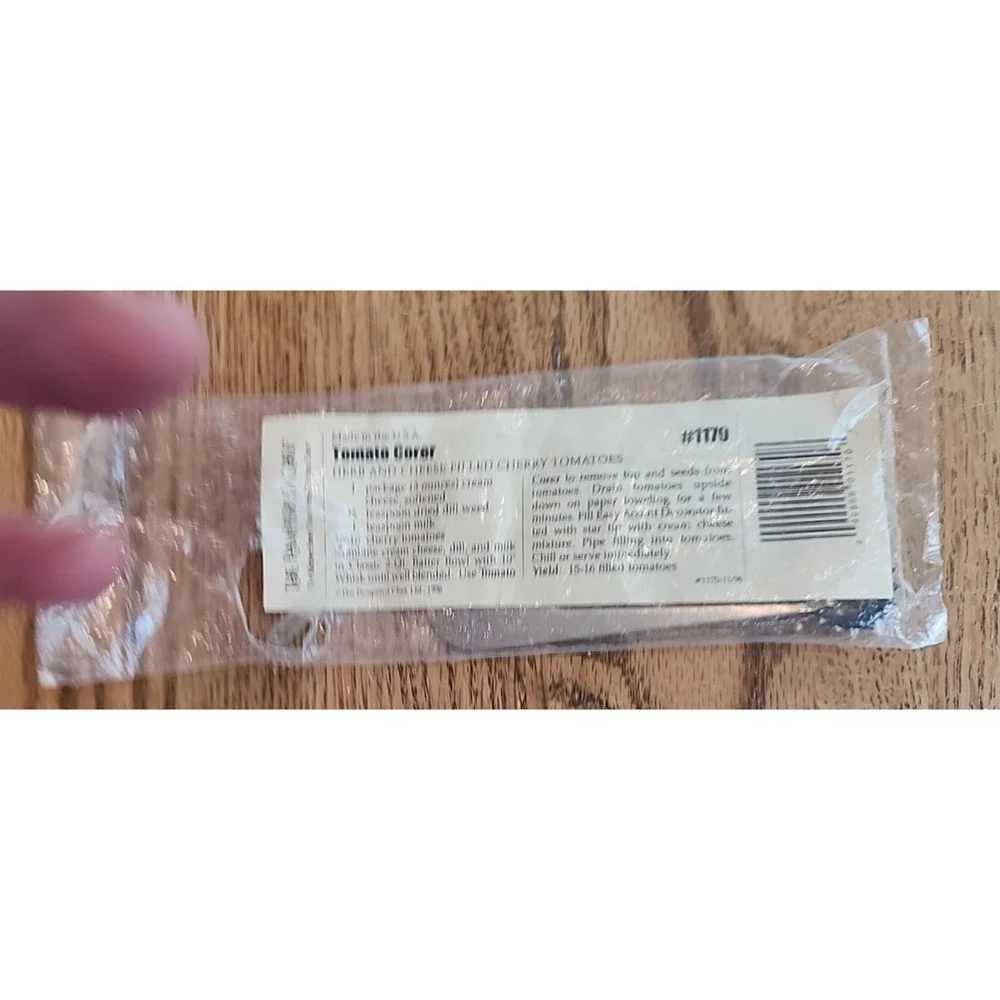PAMPERED CHEF Stainless Steel Tomato Corer #1170 NEW Sealed Vintage